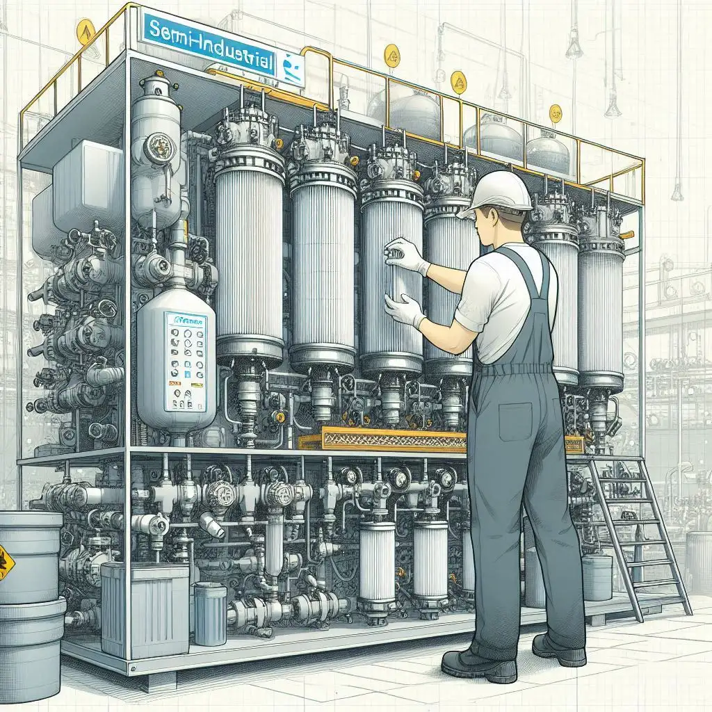 نگهداری و تعویض فیلترهای دستگاه‌های تصفیه آب نیمه ‌صنعتی